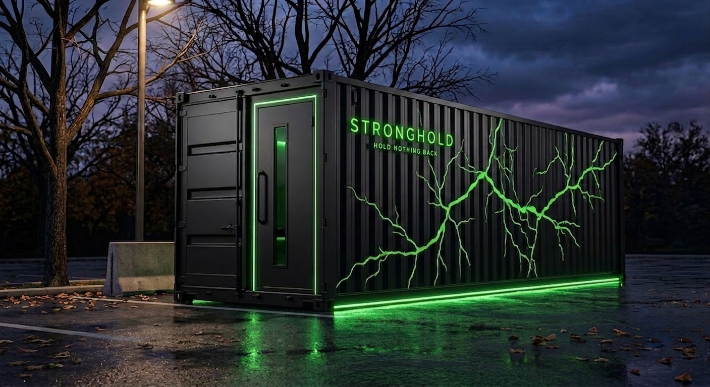 Stronghold Cube — a private gym unit.